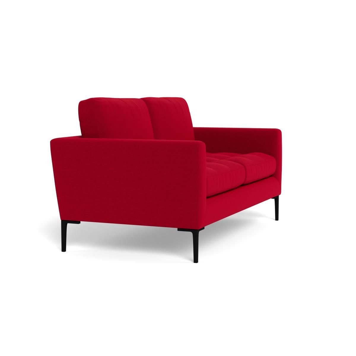 Heal's Eton 2 Seater Sofa Melton Wool Red Oxide Black Feet - Heal's UK Furniture – image 2