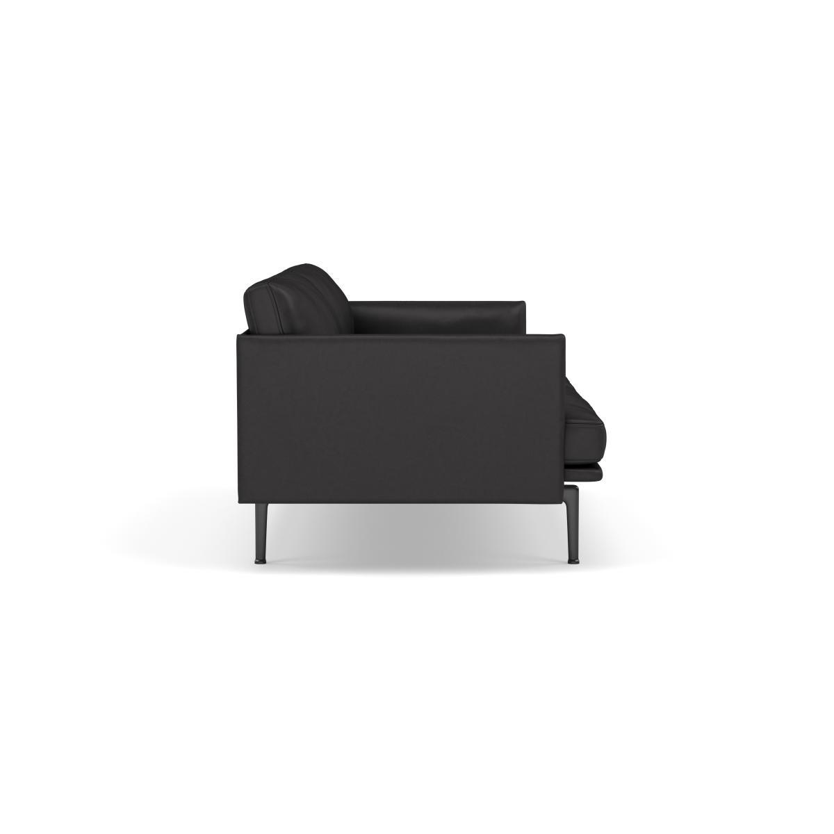 Muuto Outline 2 Seater Kvadrat Remix Fabric Dark Grey 163 - Heal's UK Furniture – image 3
