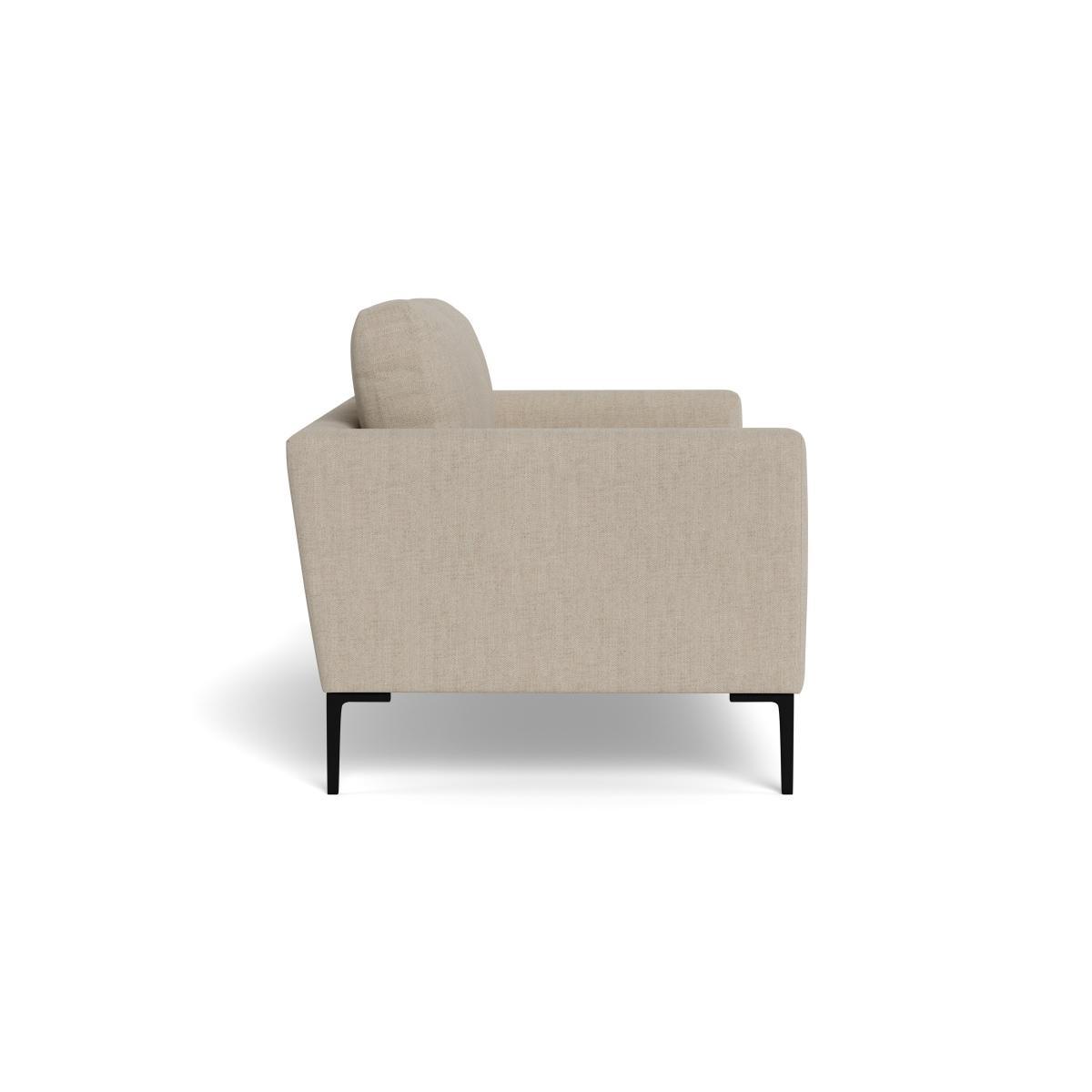 Heal's Eton 2 Seater Sofa Broad Weave Putty Brass Feet - Heal's UK Furniture – image 3