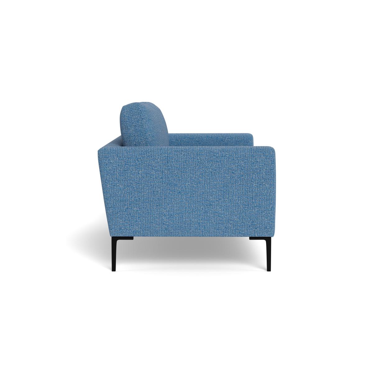 Heal's Eton 2 Seater Sofa Tejo Recycled Cobalt Brass Feet – image 4