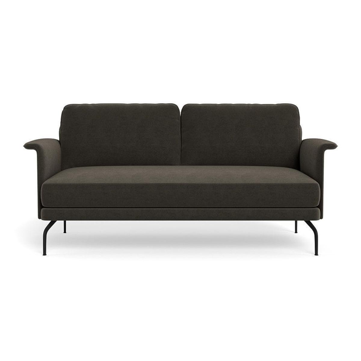 Heal's Iver 2 Seater Sofa Smart Velvet Petrol Black Feet – image 48