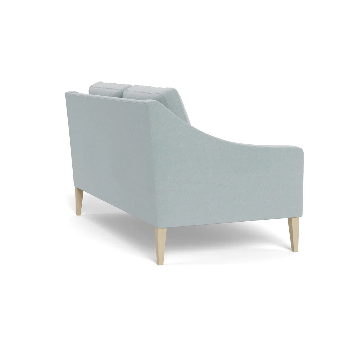 Heal's Richmond 2 Seater Sofa Brushed Cotton Mist Black Feet - Heal's UK Furniture – image 4