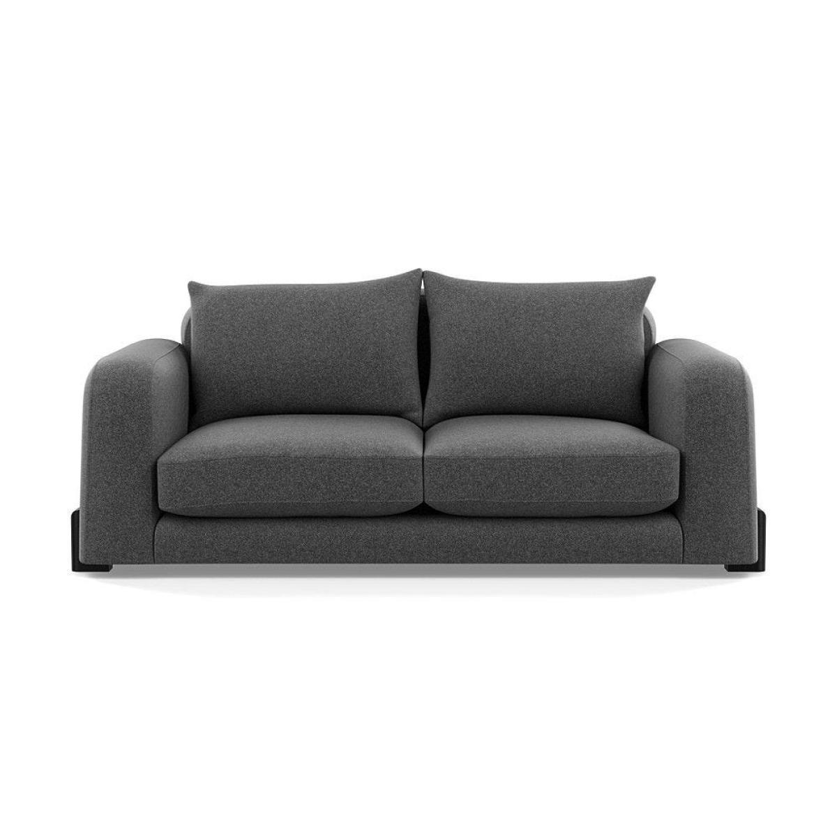 Heal's Nuvola 2 Seater Sofa Smart Luxe Velvet Mineral Blue Black Feet – image 13