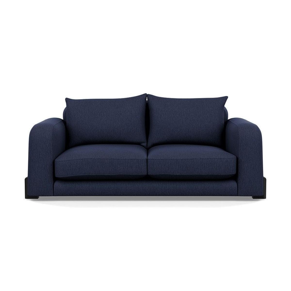 Heal's Nuvola 2 Seater Sofa Smart Luxe Velvet Mineral Blue Black Feet – image 14