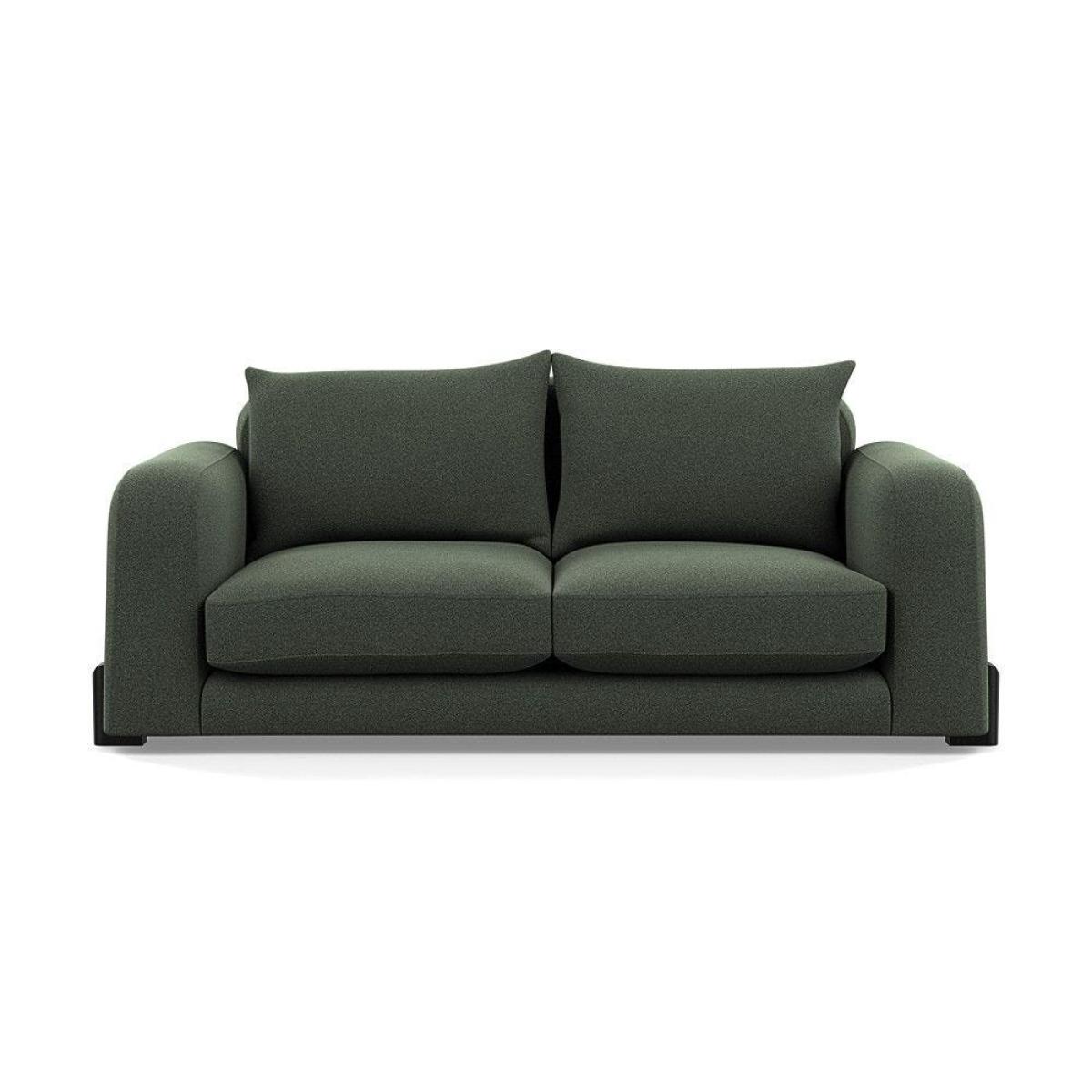 Heal's Nuvola 2 Seater Sofa Smart Luxe Velvet Mineral Blue Black Feet – image 18