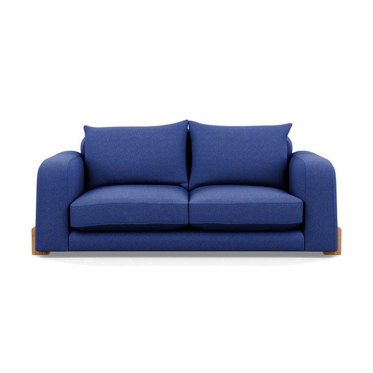 Heal's Nuvola 2 Seater Sofa Smart Luxe Velvet Mineral Blue Black Feet – image 20