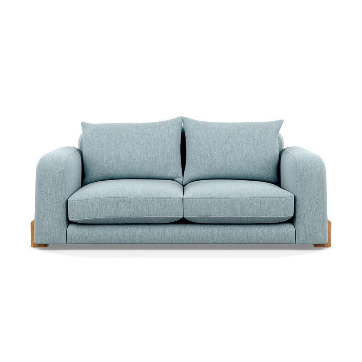 Heal's Nuvola 2 Seater Sofa Smart Luxe Velvet Mineral Blue Black Feet – image 22