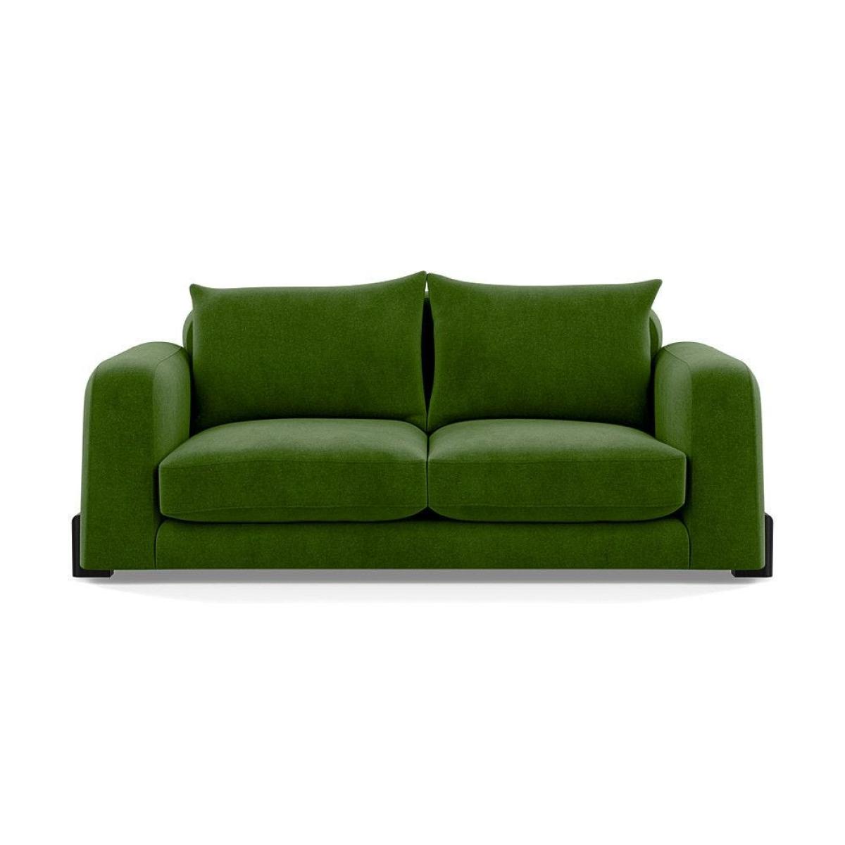 Heal's Nuvola 2 Seater Sofa Smart Luxe Velvet Mineral Blue Black Feet – image 25