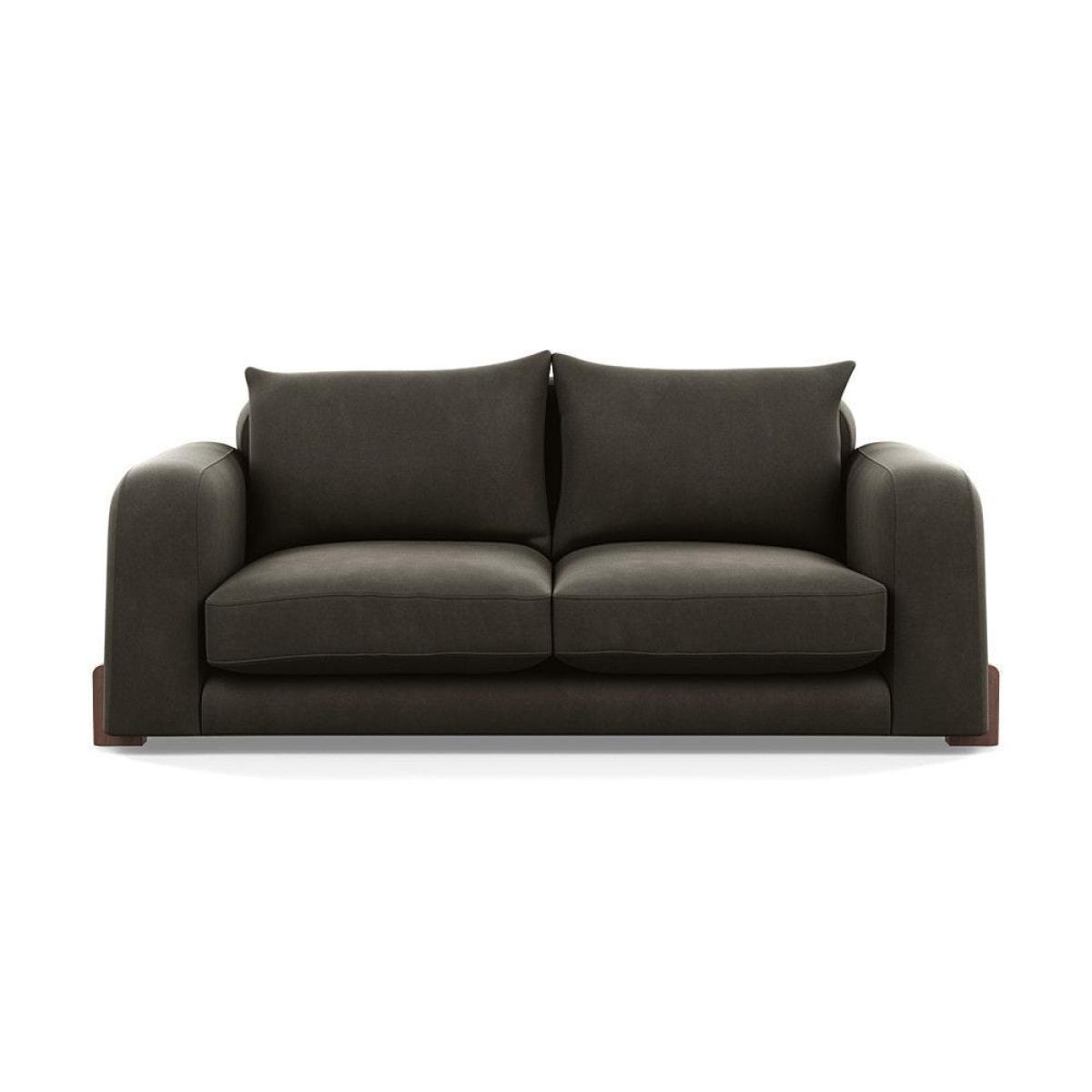 Heal's Nuvola 2 Seater Sofa Smart Luxe Velvet Mineral Blue Black Feet – image 27