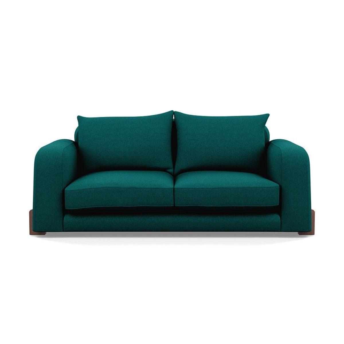 Heal's Nuvola 2 Seater Sofa Smart Luxe Velvet Mineral Blue Black Feet – image 32