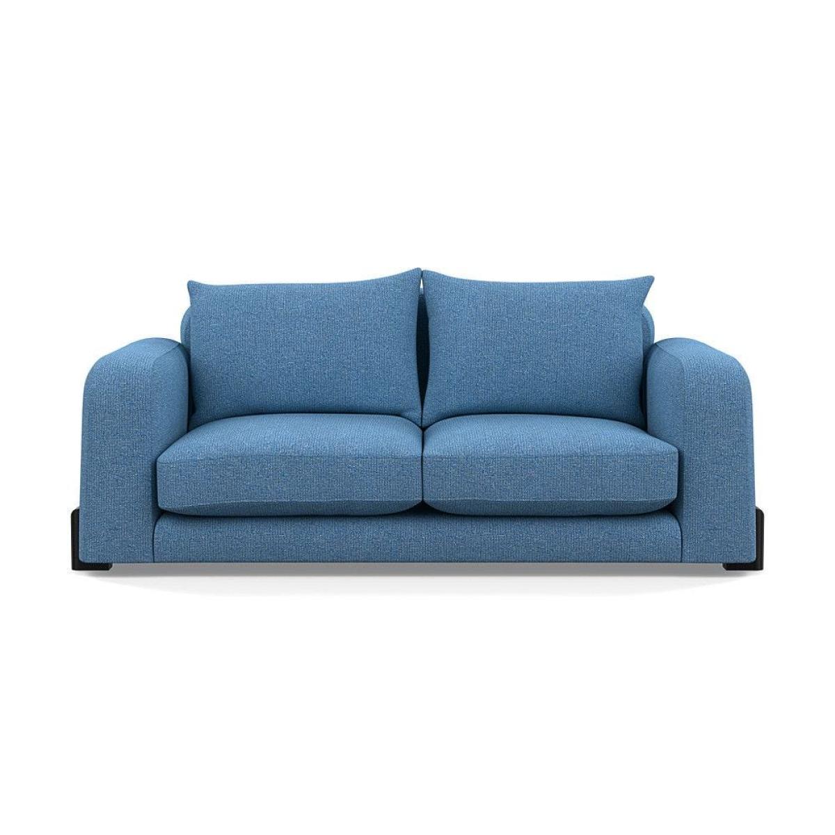 Heal's Nuvola 2 Seater Sofa Smart Luxe Velvet Mineral Blue Black Feet – image 33