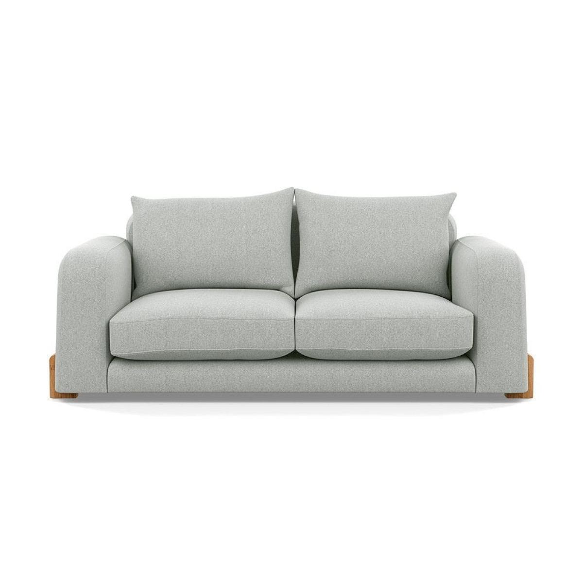 Heal's Nuvola 2 Seater Sofa Smart Luxe Velvet Mineral Blue Black Feet – image 35