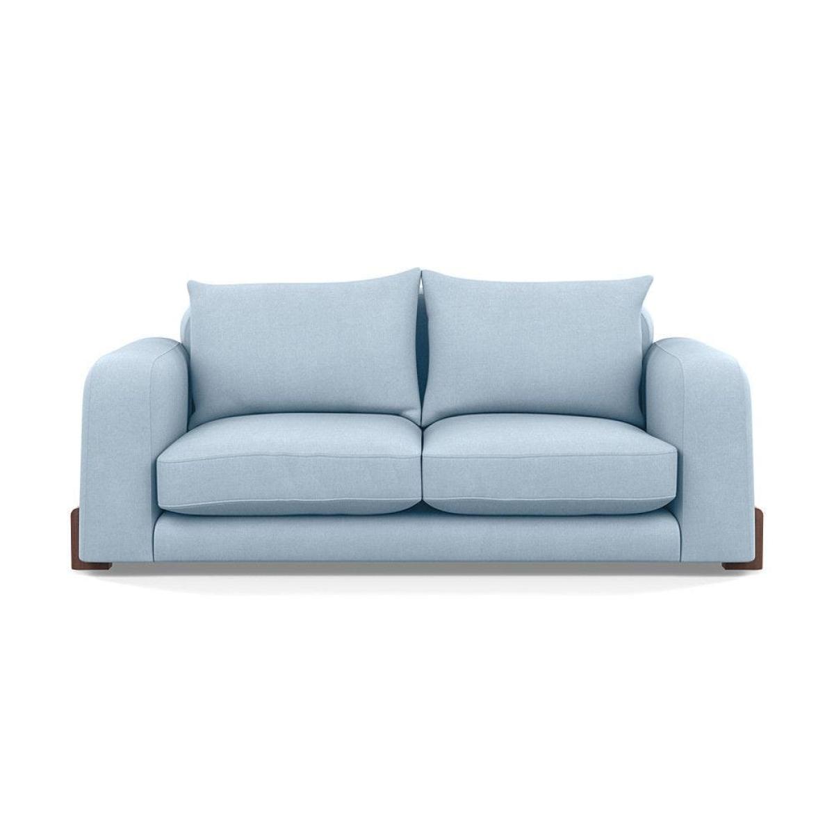 Heal's Nuvola 2 Seater Sofa Smart Luxe Velvet Mineral Blue Black Feet – image 6