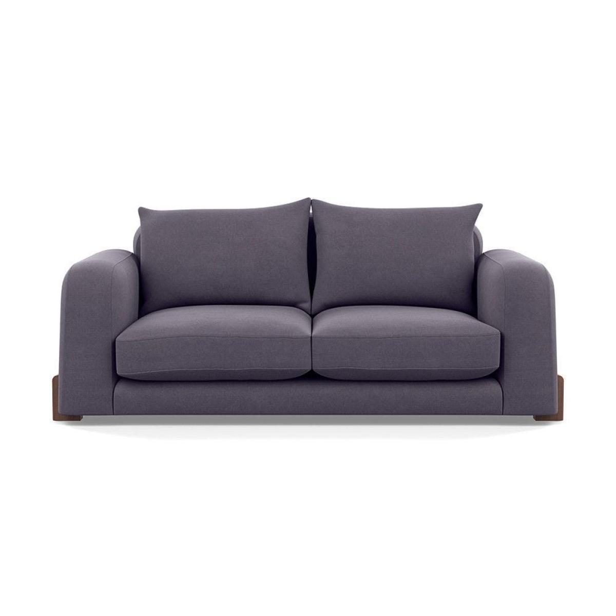 Heal's Nuvola 2 Seater Sofa Smart Luxe Velvet Mineral Blue Black Feet – image 52