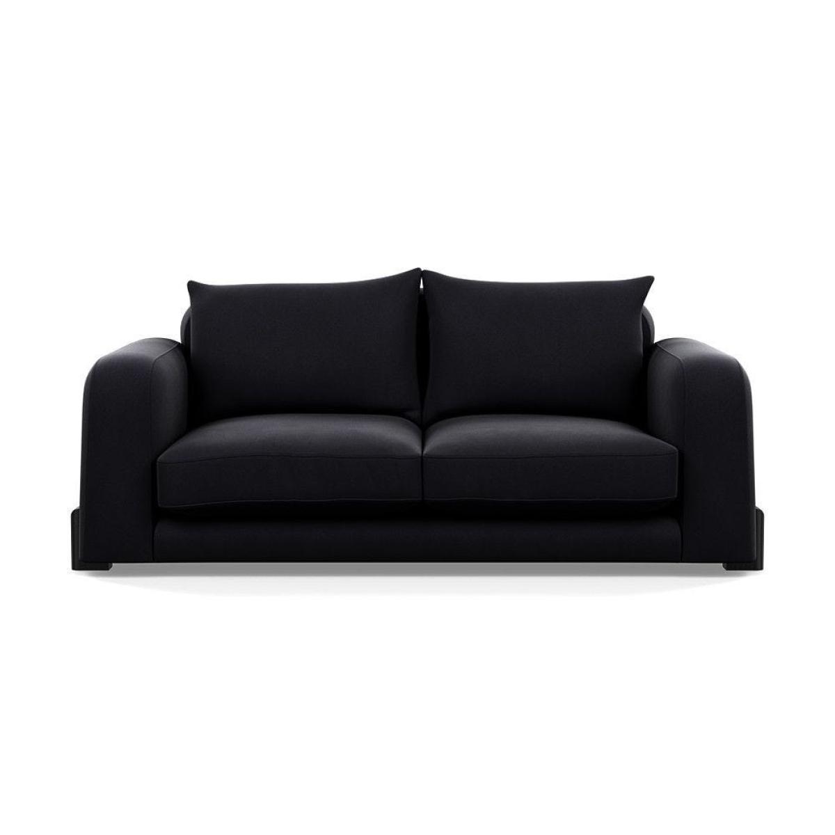Heal's Nuvola 2 Seater Sofa Smart Luxe Velvet Mineral Blue Black Feet – image 53