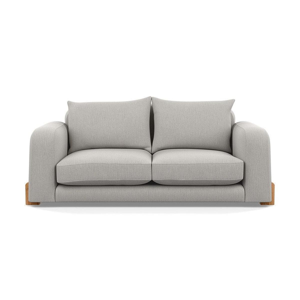 Heal's Nuvola 2 Seater Sofa Smart Luxe Velvet Mineral Blue Black Feet – image 58