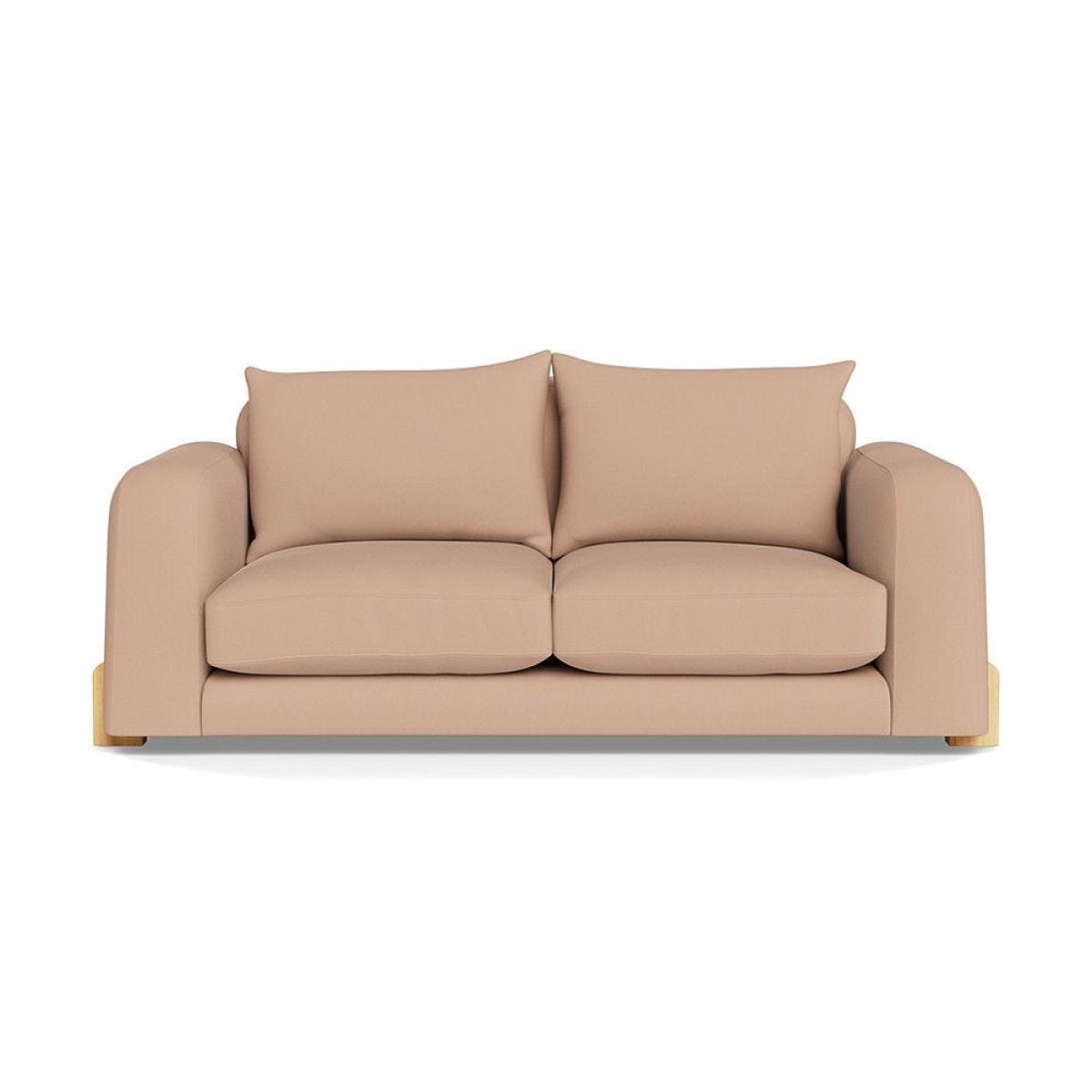 Heal's Nuvola 2 Seater Sofa Smart Luxe Velvet Mineral Blue Black Feet – image 7