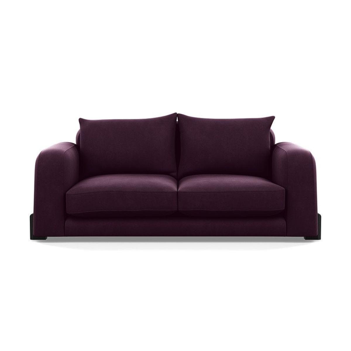 Heal's Nuvola 2 Seater Sofa Smart Luxe Velvet Mineral Blue Black Feet – image 62