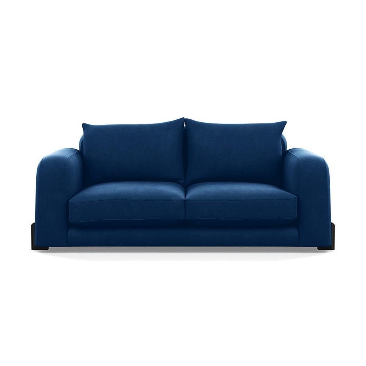 Heal's Nuvola 2 Seater Sofa Smart Luxe Velvet Mineral Blue Black Feet – image 64