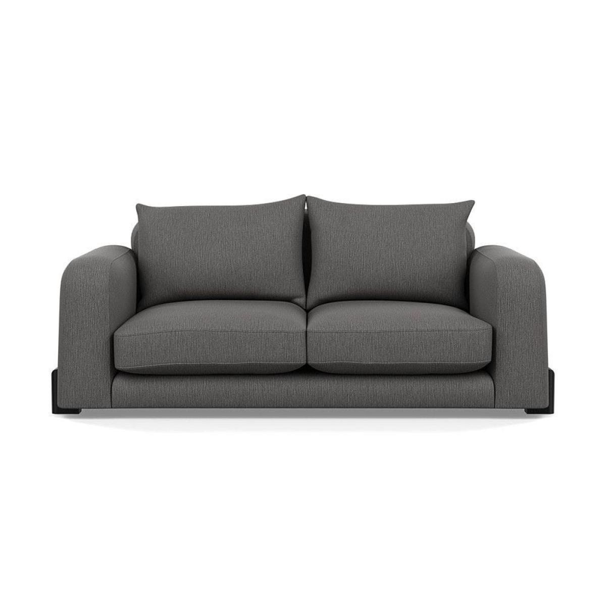 Heal's Nuvola 2 Seater Sofa Smart Luxe Velvet Mineral Blue Black Feet – image 65