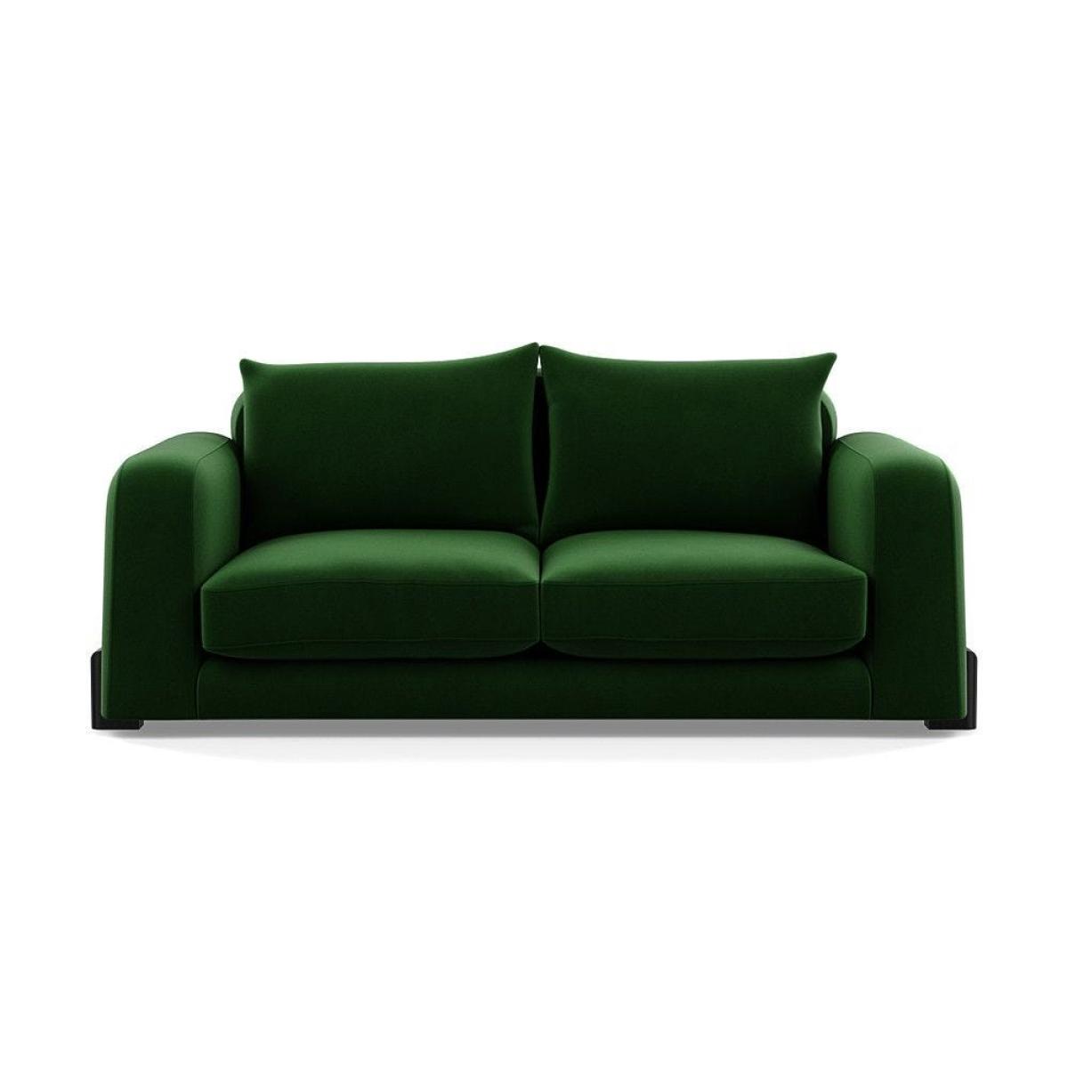 Heal's Nuvola 2 Seater Sofa Smart Luxe Velvet Mineral Blue Black Feet – image 8