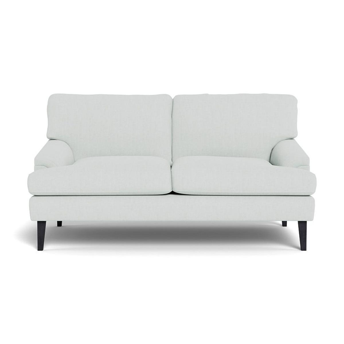 Heal's Stanton 2 Seater Sofa Broad Weave Tin Black Feet – image 2