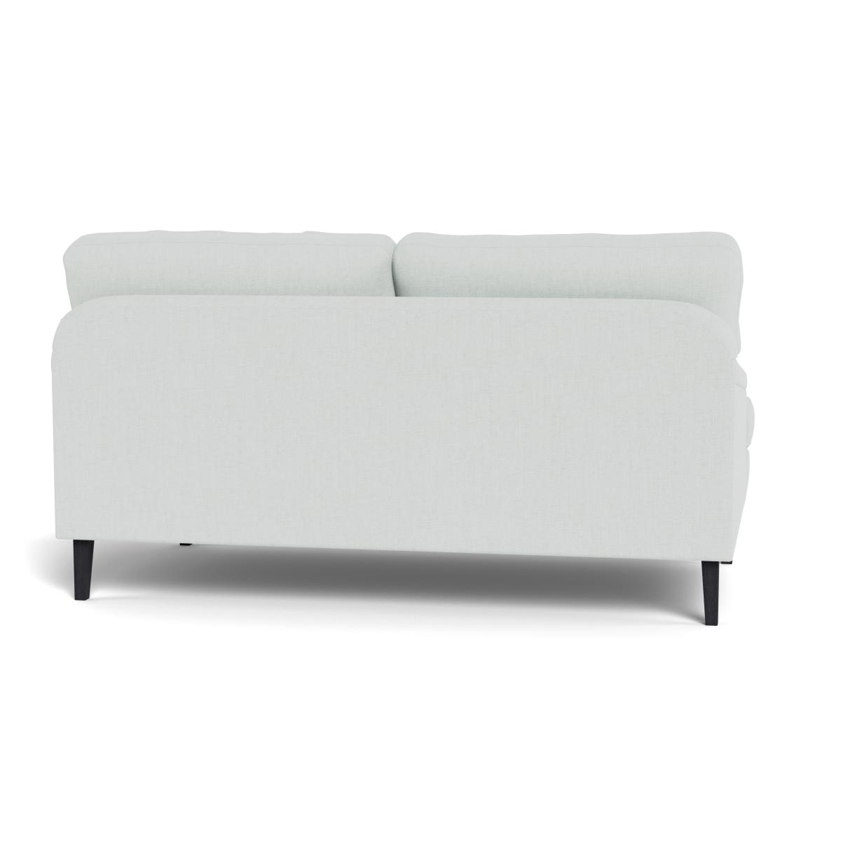 Heal's Stanton 2 Seater Sofa Broad Weave Tin Black Feet – image 6