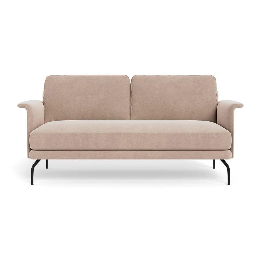 Heal's Iver 2 Seater Sofa Broad Weave Putty Black Feet – image 12