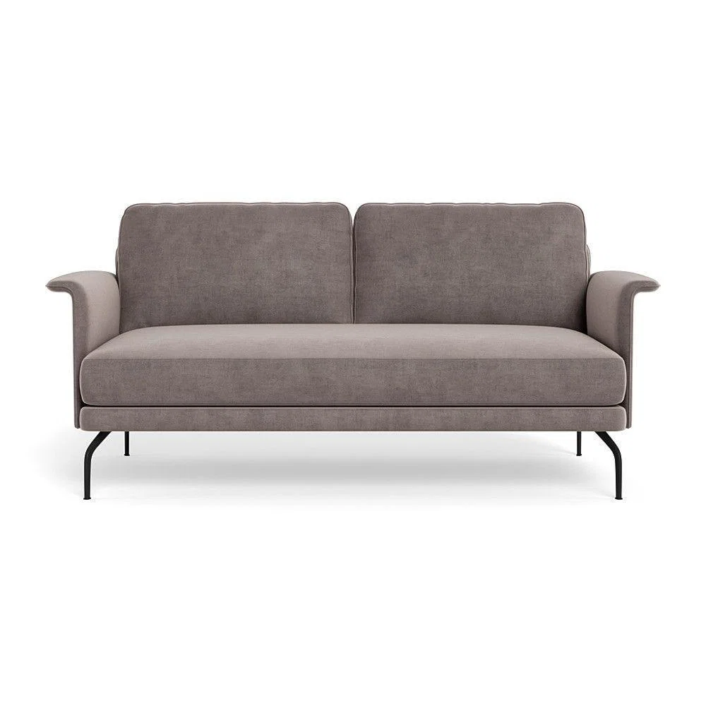 Heal's Iver 2 Seater Sofa Broad Weave Putty Black Feet – image 35