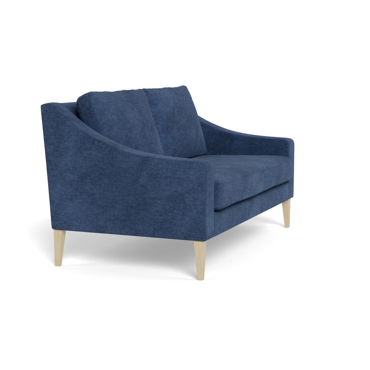 Heal's Richmond 2 Seater Sofa Broad Weave Lagoon Natural Feet – image 3