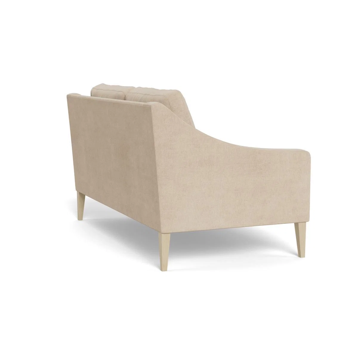 Heal's Richmond 2 Seater Sofa Brushed Cotton Oat Natural Feet - Heal's UK Furniture – image 4