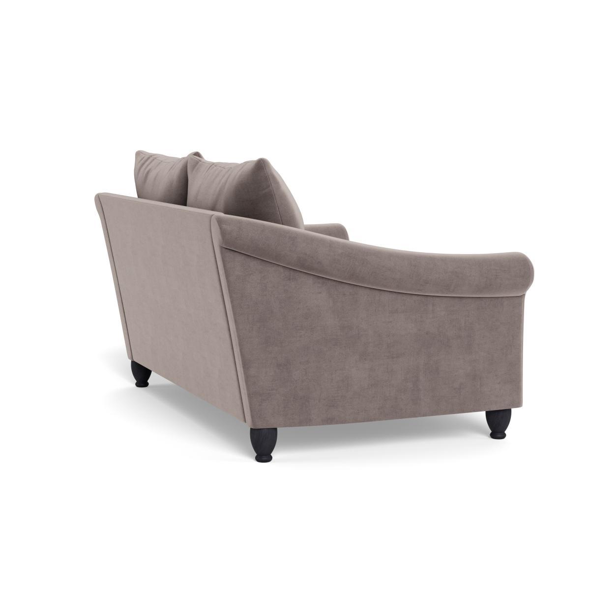 Heal's Devon 2 Seater Smart Luxe Velvet Mushroom Natural Ash Feet - Heal's UK Furniture – image 4