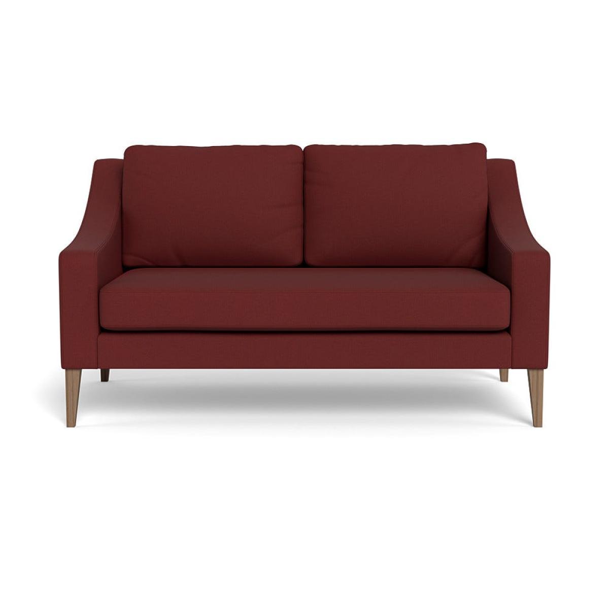 Heal's Richmond 2 Seater Sofa Capelo Linen-Cotton Etruscan Red Walnut Stained Feet – image 2