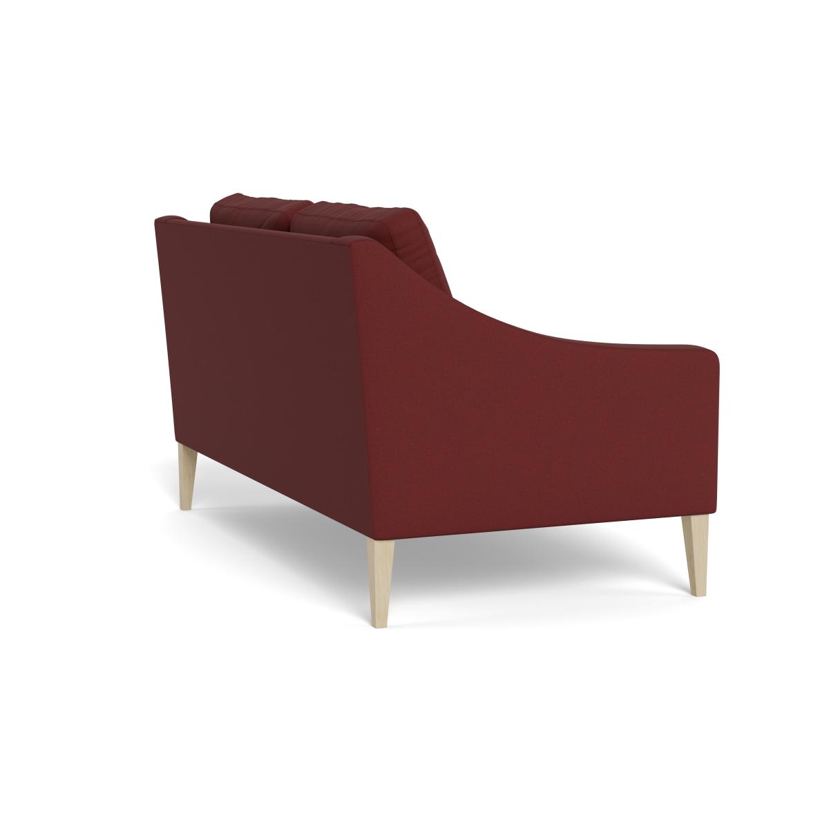Heal's Richmond 2 Seater Sofa Capelo Linen-Cotton Etruscan Red Walnut Stained Feet – image 5