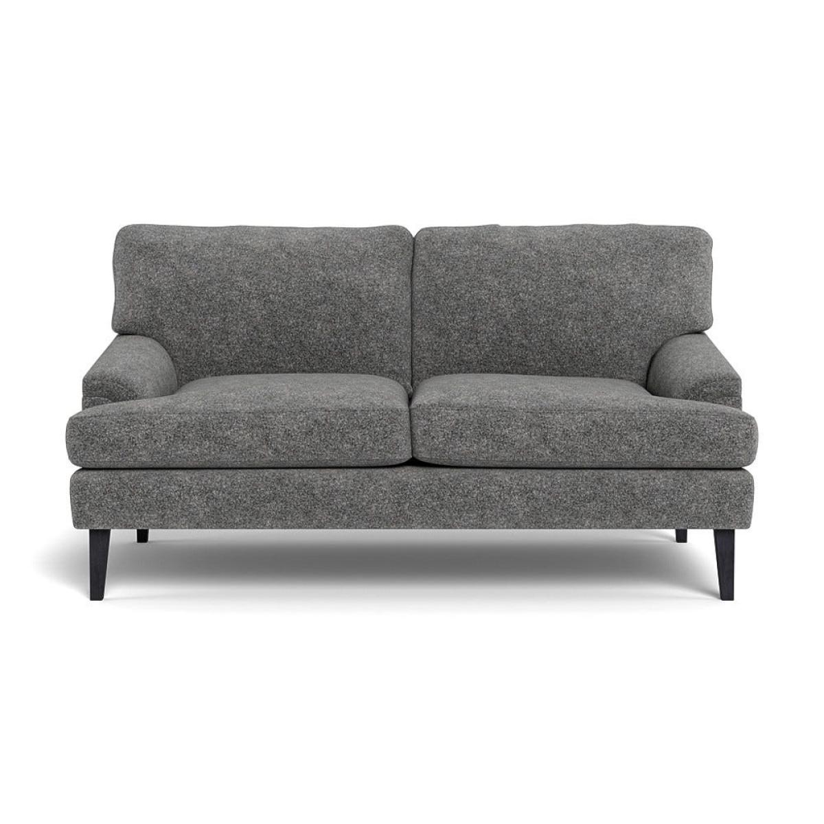 Heal's Stanton 2 Seater Sofa Melton Wool Shale Black Feet – image 2