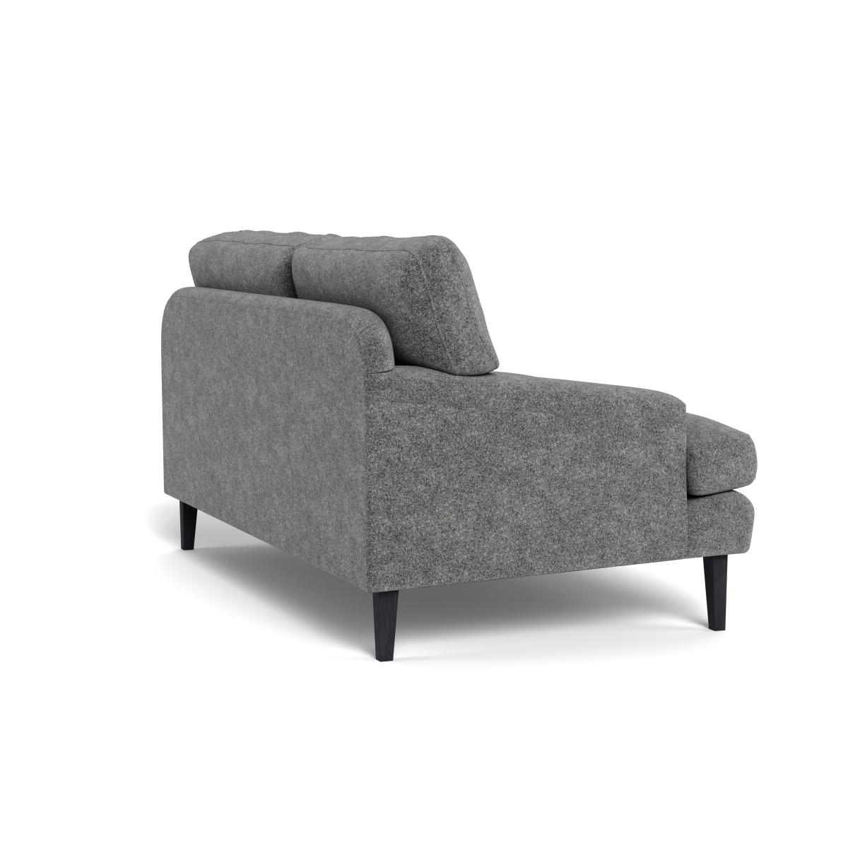 Heal's Stanton 2 Seater Sofa Melton Wool Shale Black Feet – image 5