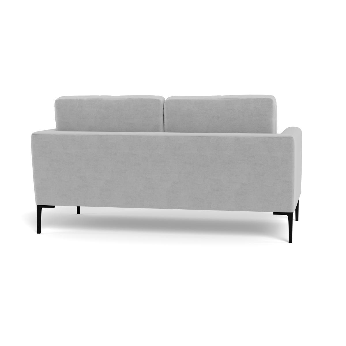 Heal's Eton 2 Seater Sofa Velvet Platinum Brass Feet - Heal's UK Furniture – image 5