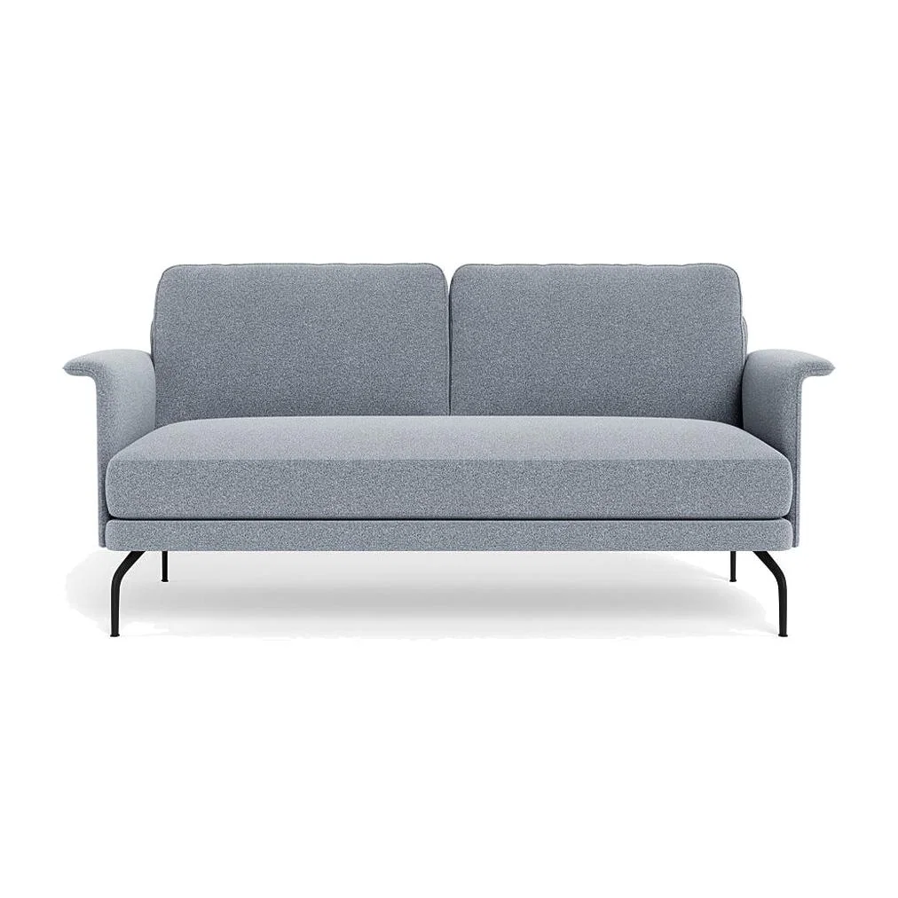 Heal's Iver 2 Seater Sofa Boucle Steel Black Feet – image 1