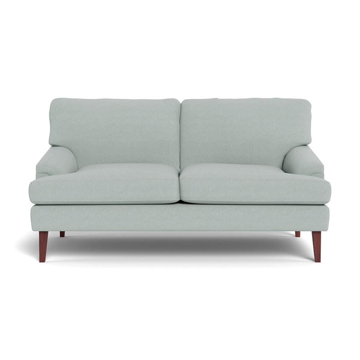 Heal's Stanton 2 Seater Sofa Brushed Cotton Oat Walnut Stained Feet – image 2