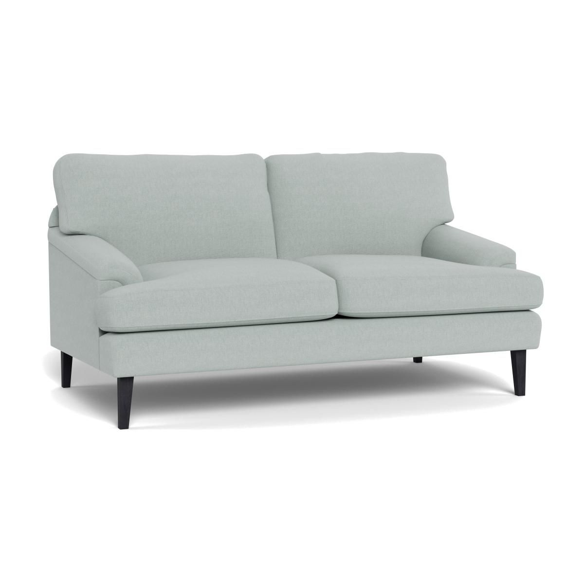Heal's Stanton 2 Seater Sofa Brushed Cotton Oat Walnut Stained Feet – image 1