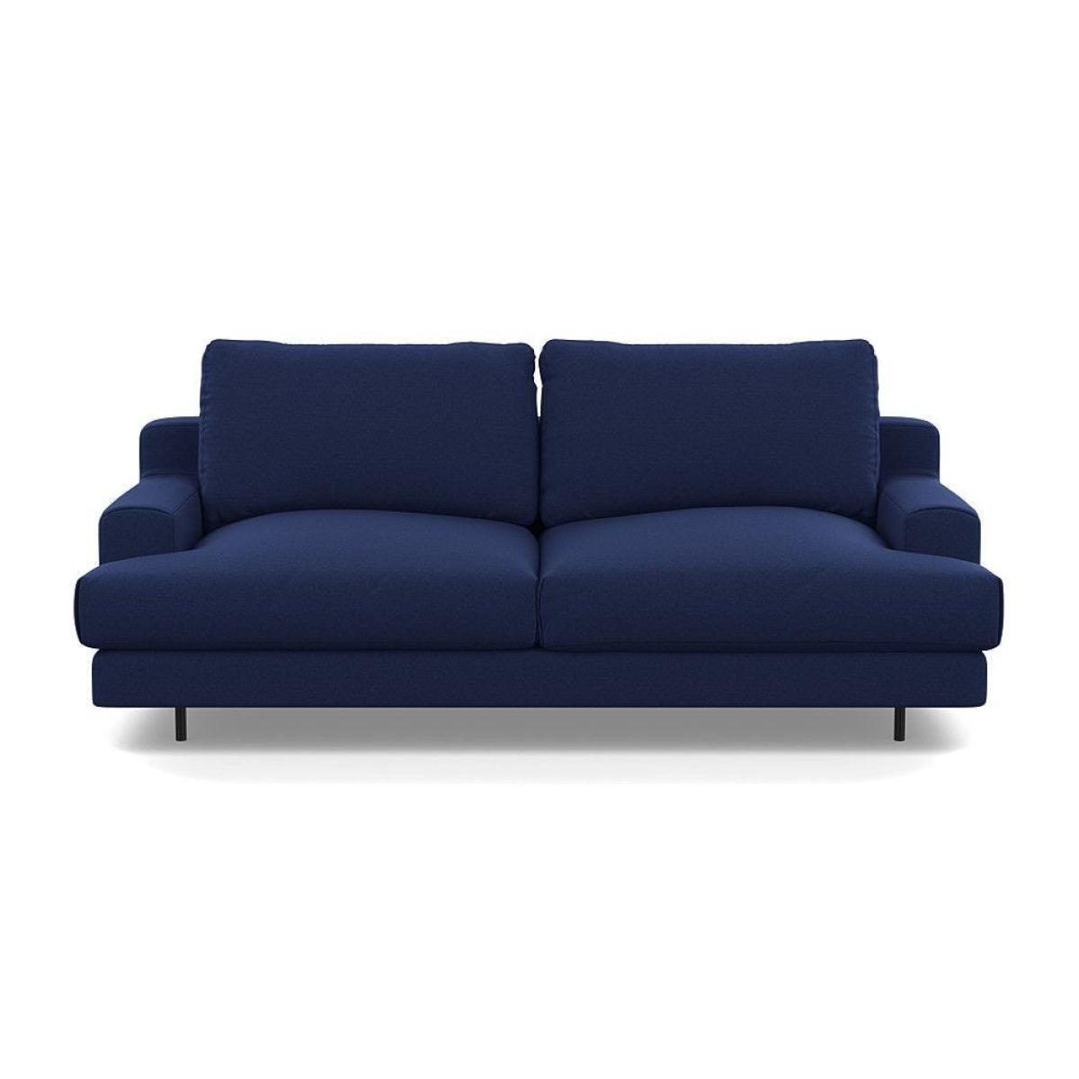 Heal's Orso 2 Seater Sofa Smart Linen Mix Grey Black Feet - Heal's UK Furniture – image 2
