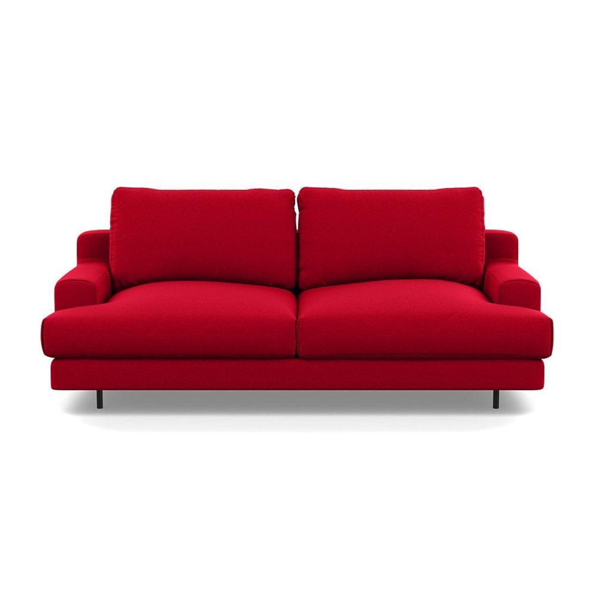 Heal's Orso 2 Seater Sofa Smart Linen Mix Grey Black Feet - Heal's UK Furniture – image 16