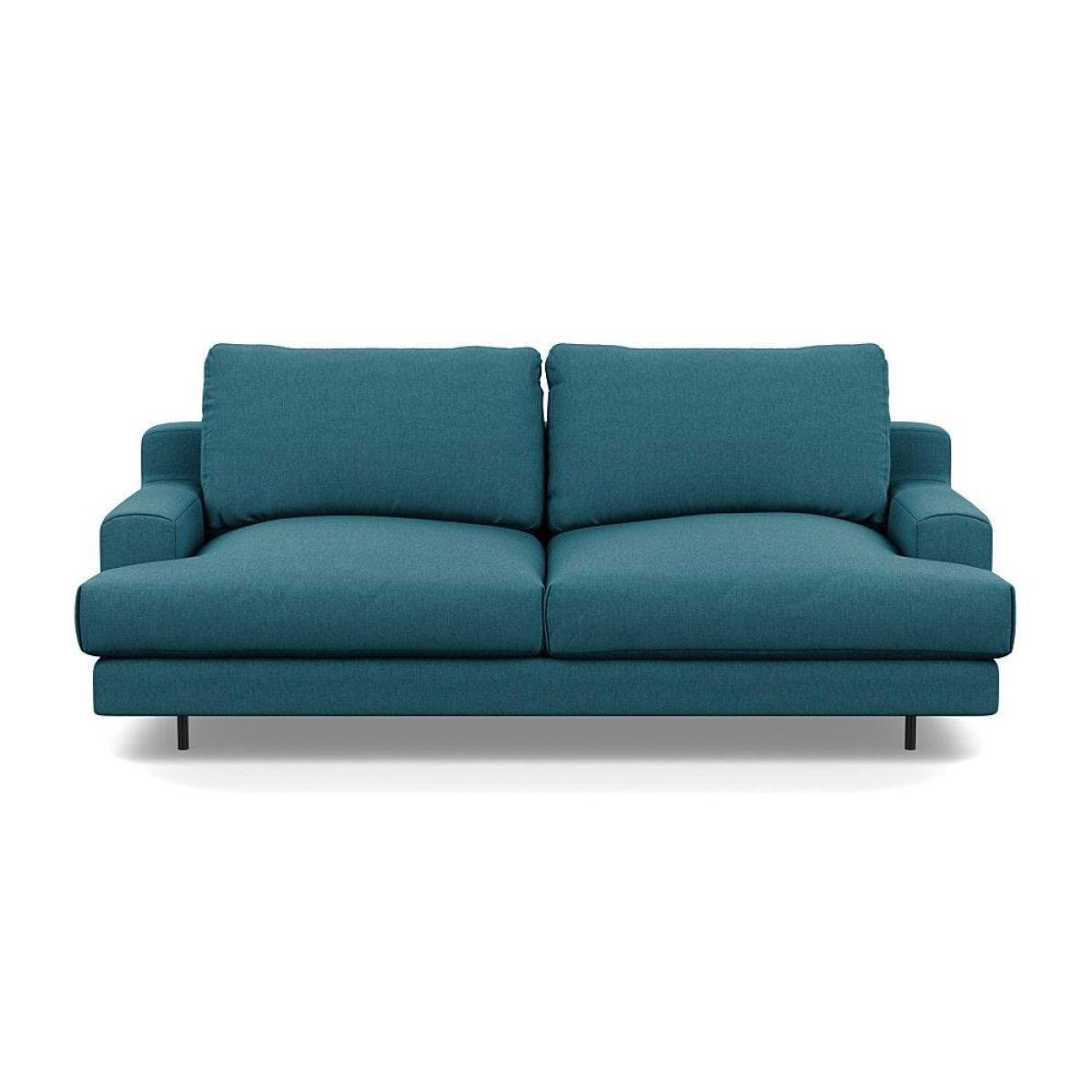 Heal's Orso 2 Seater Sofa Smart Linen Mix Grey Black Feet - Heal's UK Furniture – image 24
