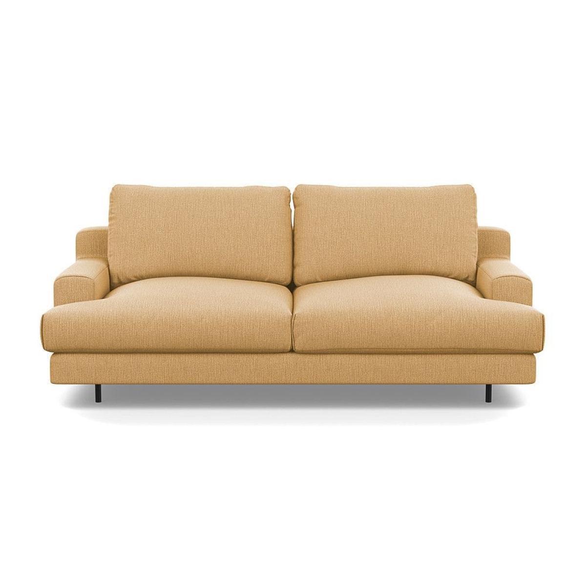 Heal's Orso 2 Seater Sofa Smart Linen Mix Grey Black Feet - Heal's UK Furniture – image 9