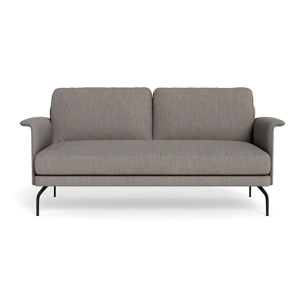 Heal's Iver 2 Seater Sofa Smart Velvet Dusk Black Feet – image 46