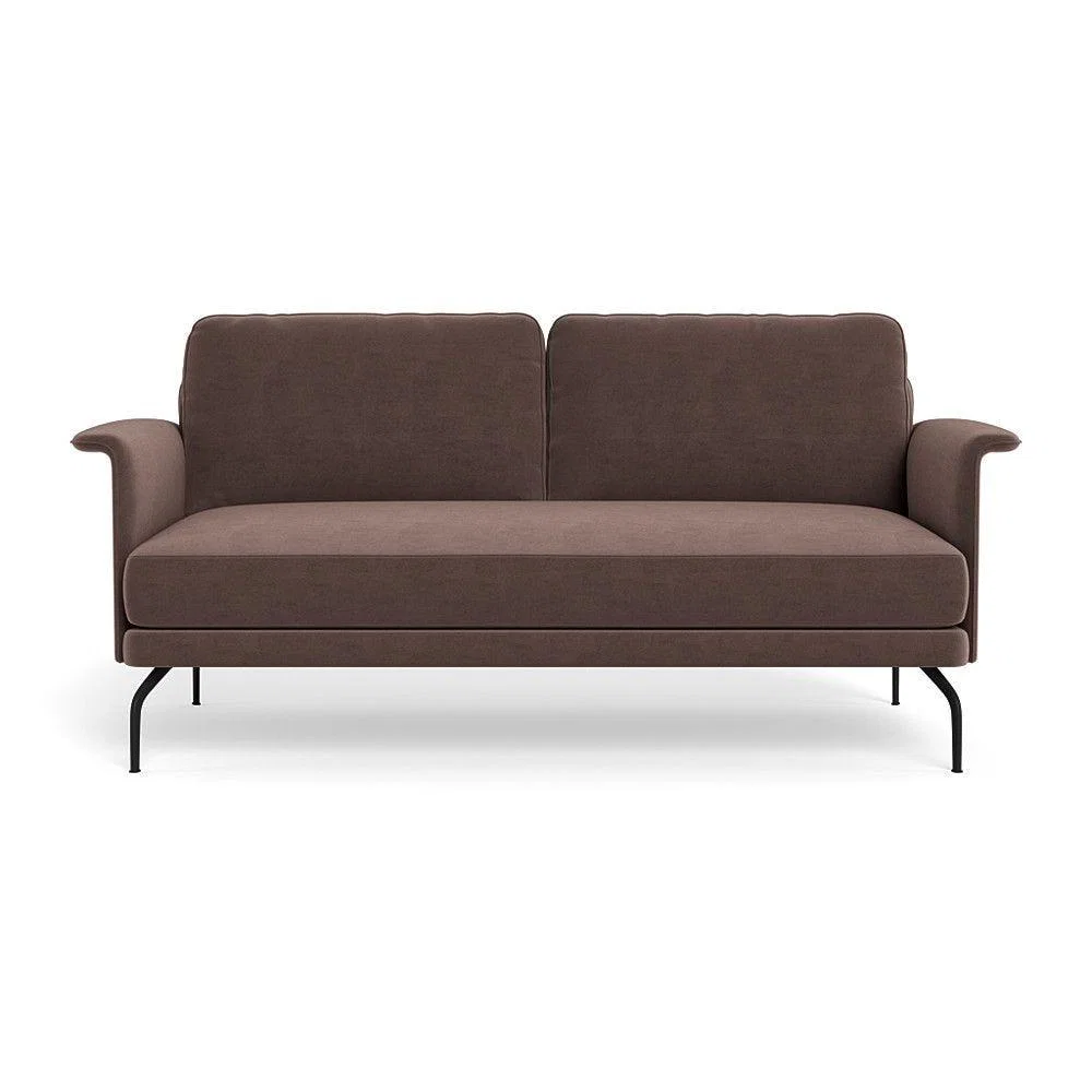 Heal's Iver 2 Seater Sofa Smart Velvet Dusk Black Feet – image 49
