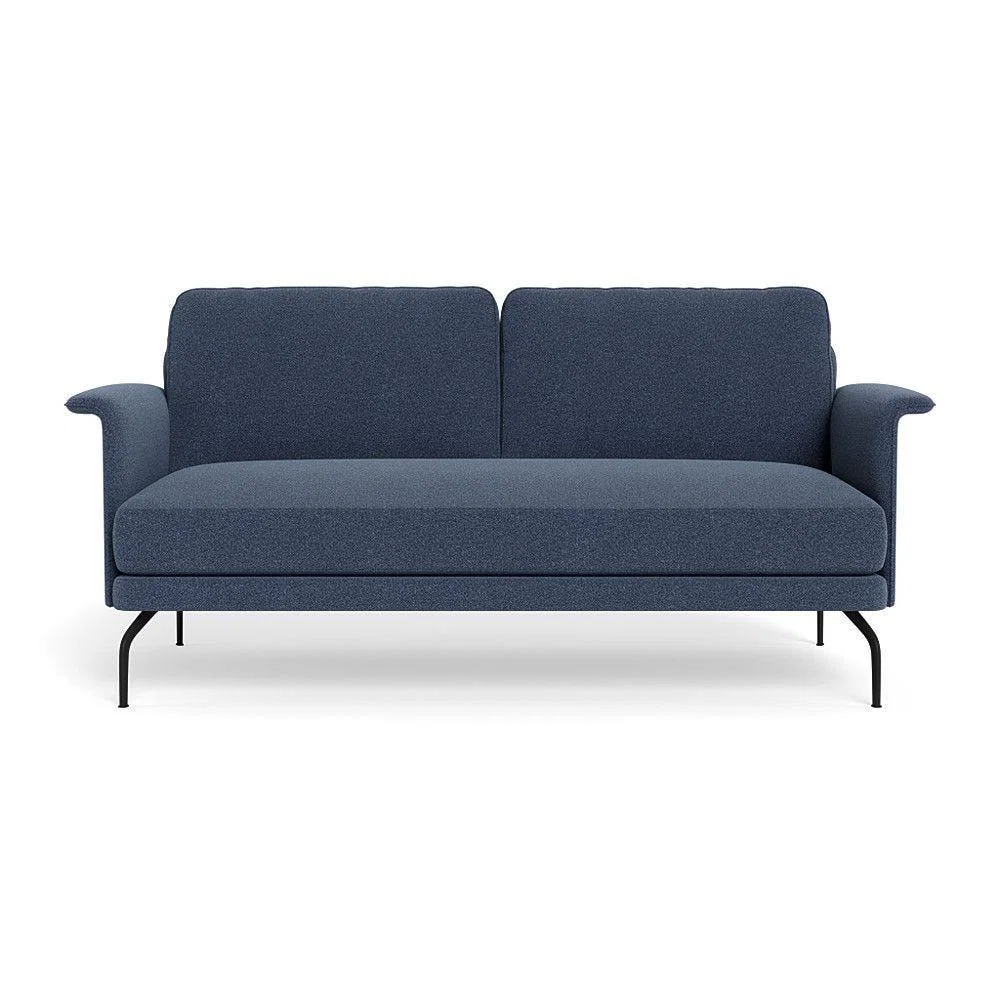 Heal's Iver 2 Seater Sofa Smart Velvet Dusk Black Feet – image 55