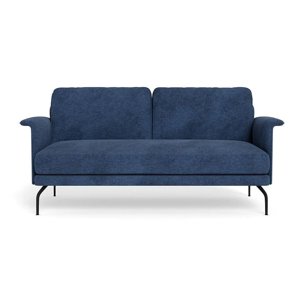 Heal's Iver 2 Seater Sofa Smart Velvet Dusk Black Feet – image 9