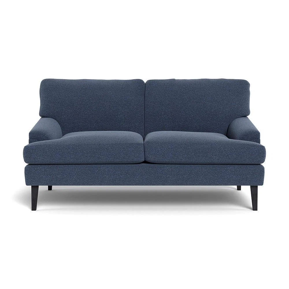 Heal's Stanton 2 Seater Sofa Boucle Indigo Black Feet – image 2