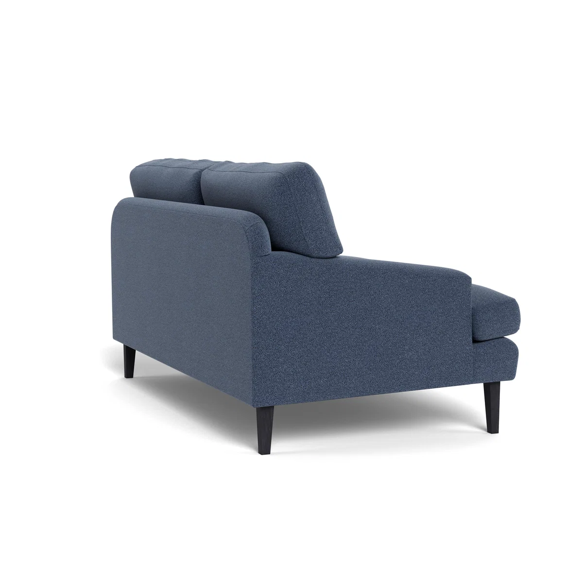 Heal's Stanton 2 Seater Sofa Boucle Indigo Black Feet – image 5